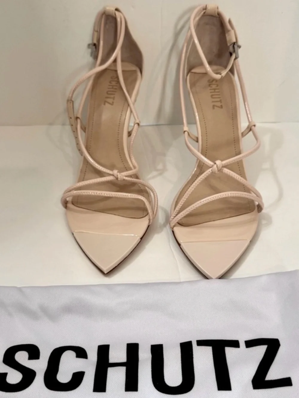 Schutz Pamela Mid Heel 8.5 Rose Nude - Picture 2 of 10